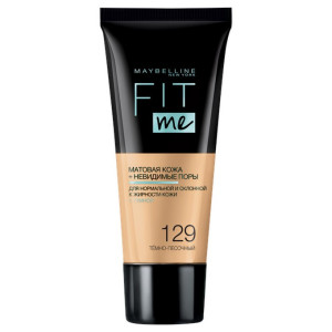 Тональный крем Maybelline New York Fit Me оттенок 129 Темно-песочный 30 мл - 1