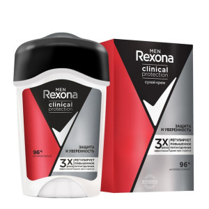 Дезодорант-антиперспирант стик Rexona Clinical Protection Защита и уверенность для мужчин 45 мл