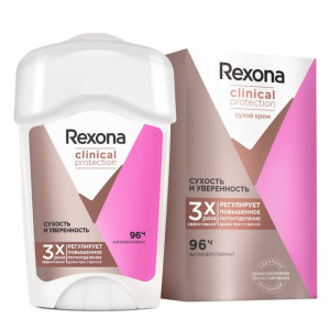 Дезодорант-антиперспирант стик Rexona Clinical Protection Сухость и уверенность 45 мл