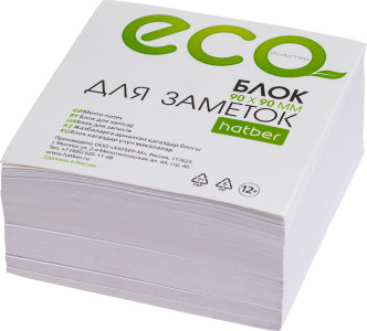 BLO 9*9*4,5 PC 059357 H Блок д/записей ECO белый