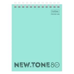 Блокнот Hatber A6 premium newtone pastel мята 80 л