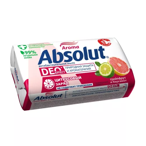 Т. мыло Absolut Deo effect Грейпфрут и бергамот 90 г – 1