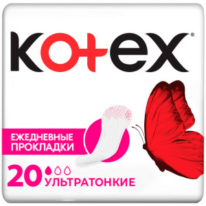Прокладки ежедневные Kotex Superslim 20 шт