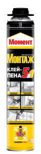 Пена монтажная Момент Монтаж 5 в 1 750 мл