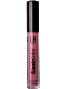 Блеск для губ LN Professional Sleek Color тон 104 темно-розовый 6 мл