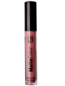 Блеск для губ LN Professional Matte Color матовый тон 03 кофейный 6 мл - 1