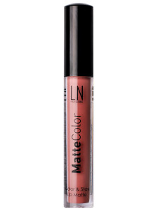 Блеск для губ LN Professional Matte Color матовый тон 04 пастельно-розовый 6 мл - 1