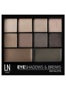 Палетка теней для глаз и бровей LN Professional PRO PALETTE тон 02 12 гр