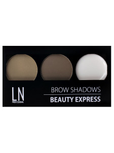 Набор для моделирования бровей  LN Professional Brow Shadows тон 01 blonde 12 гр - 1