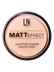 Пудра для лица LN Professional Matt Effect матирующая тон 102 средне-бежевый 12 гр