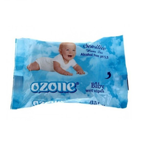 Салфетки влажные Ozone антибактериальные Детские календула 20 шт