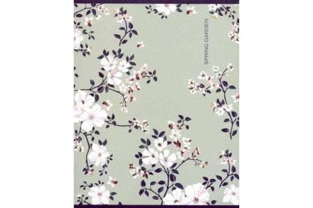 TE 48/5 N1509 Тетрадь "Spring" клетка, зеленый