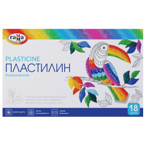 PL 281035 ГАММА Н-р пластилина "Классический" 18цв
