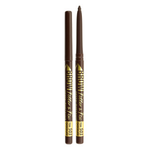 Карандаш для бровей Lux Visage Brow Filler & Fix механический тон 503 chocolate 4 гр - 1