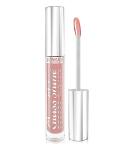 Блеск для губ Lux Visage Glass Shine мерцающий с эффектом объема тон 03 теплый розовый глянец 3 гр - 1