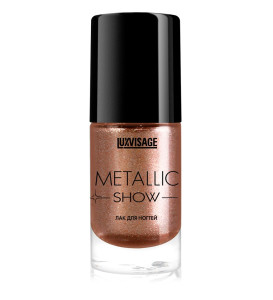 Лак для ногтей Lux Visage Metallic Show c эффектом металлического сияния тон 303 бронзовый загар 9 мл - 1