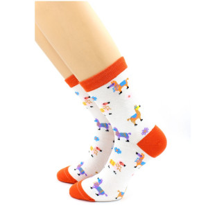 Носки Hobby Line унисекс Лама 36-40 см