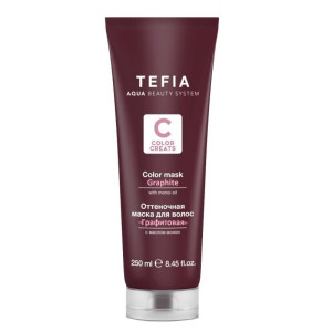 Тонирующая маска для волос TEFIA Color Creats Графитовая 250 мл