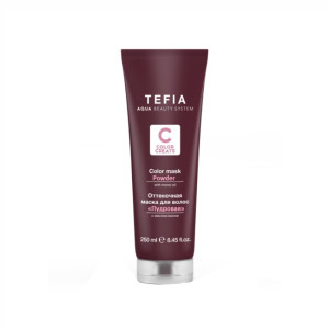 Тонирующая маска для волос TEFIA Color Creats Пудровая 250 мл