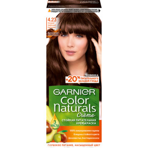 Краска для волос Garnier Color Naturals оттенок 4.23, Холодный Трюфельный Каштан 110 мл - 1