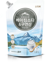 Средство для мытья посуды Lion Korea Chamgreen Сода и лимонная кислота рефил с носиком рефил с носиком 1.2 л