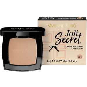 Пудра для лица Vivienne Sabo Joli Secret компактная матирующая тон 04 золотисто-бежевый 11 гр