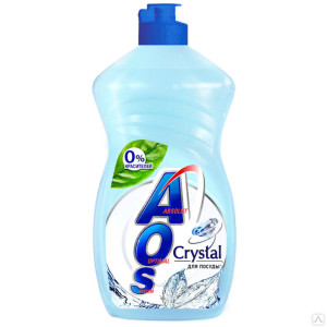 Средство для мытья посуды AOS Crystal 450 мл