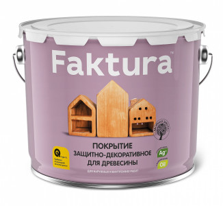 Покрытие FAKTURA защитно-декоративное д/ древ. сосна,ведро 9 л