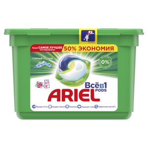 Капсулы для стирки Ariel Всё-в-1  18 шт