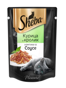 SHEBA Плежер курица-кролик 85 гр
