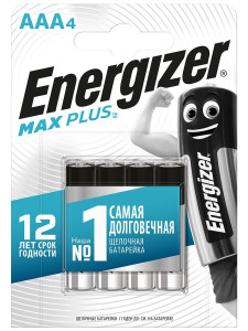 ENERGIZER батарейка Max Plus AAА  3+1 в уп.4шт