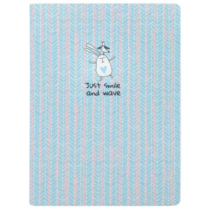 BL А6/32 N1839 Be Smartt Блокнот "Bunny. " голубой