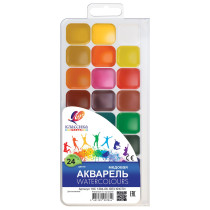 Краски акварельные Луч Классика 24 цвета