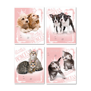 Тетрадь КАНЦТОВАРЫ разное Kitty&Puppy 12 л