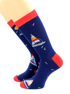 Носки Hobby Line унисекс Парусники 39-43 см