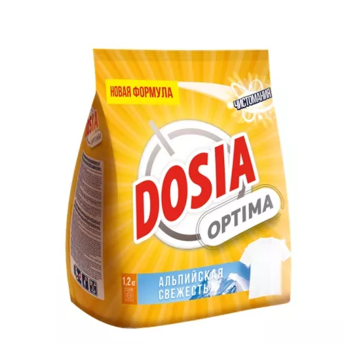 Стиральный порошок Dosia Optima Альпийская свежесть 1.2 кг – 1