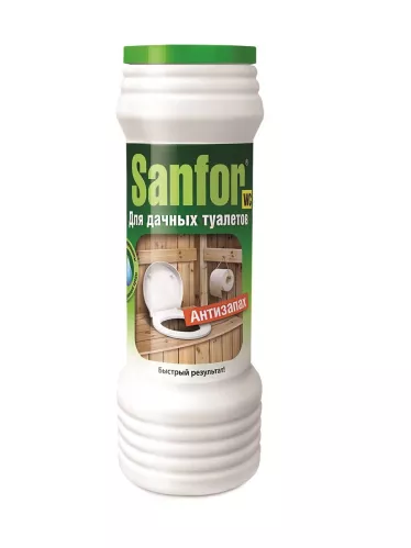 Чистящее средство Sanfor Антизапах для дачных туалетов 400 гр – 1