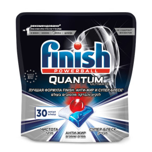 Таблетки для посудомоечных машин Finish Quantum 30 шт