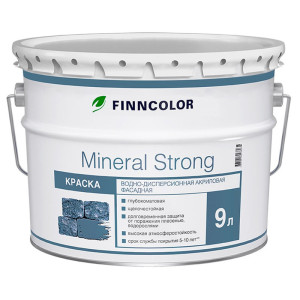 Краска фасадная MINERAL STRONG MRC 9л