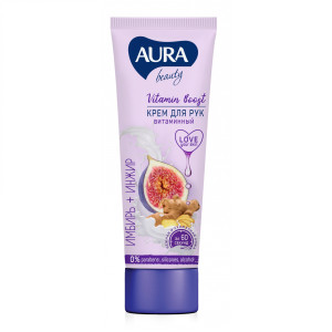 Крем д/рук AURA BEAUTY Витаминный,туба 75мл 1/24