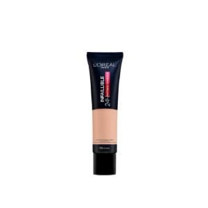 Тональный крем L`Oreal Paris Infaillible 24 часа матовое покрытие Стойкий оттенок 155 Натуральный розовый 30 мл - 1