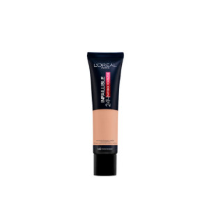 Тональный крем L`Oreal Paris Infaillible 24 часа матовое покрытие Стойкий оттенок 145 Розово-бежевый 30 мл - 1