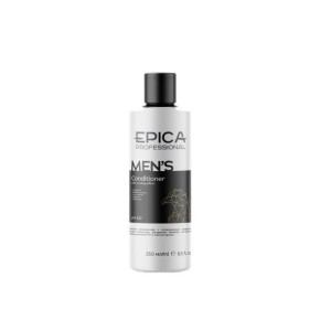 Кондиционер для волос Epica Men's с охлаждающим эффектом, маслом апельсина, экстрактом бамбука, экстрактом хмеля, витамином PP и маслом арганы 250 мл