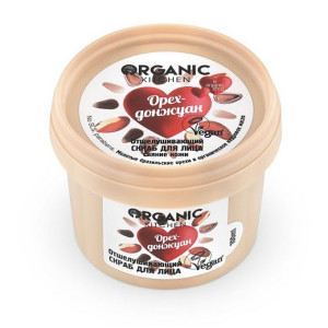 Скраб для лица Organic Kitchen Орех-донжуан отшелушивающий 100 мл