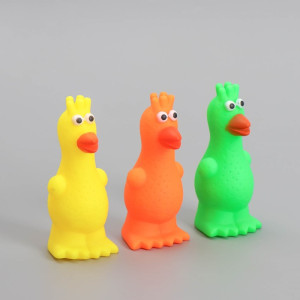 Игрушка пищащая "Взъерошенная утка" 15,5см 4705109