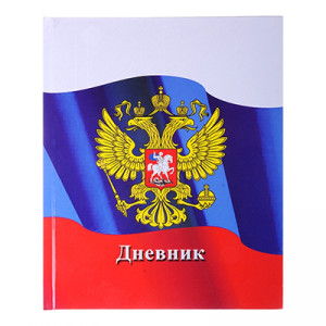 Дневник школьный, для старших классов, офсет 60г/м2, обложка твердая ламинированная (7БЦ) ДН-1