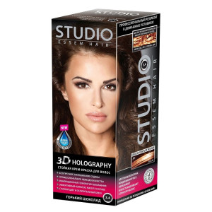 Краска для волос Studio Professional 3D Holography тон 3.4 Горький шоколад 115 мл