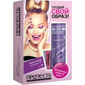 Подарочный набор Прелесть Professional  "Создай свой образ" (лак, блеск для губ) - 1