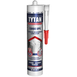 Герметик силиконовый Tytan Turbo UPG санитарный 280 мл