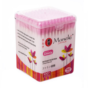 Ватные палочки Maneki Sakura стакан 150 шт